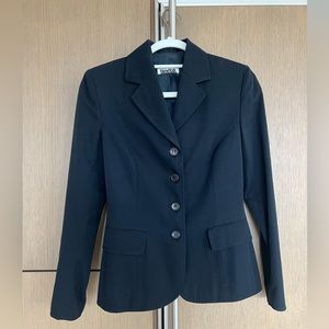 Minimalist 90s blazer - dark blue - 100% wall